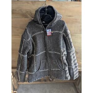 Shopaholic Men's Super warm fleece lined winter jacket 100% Wool Fleece Lined